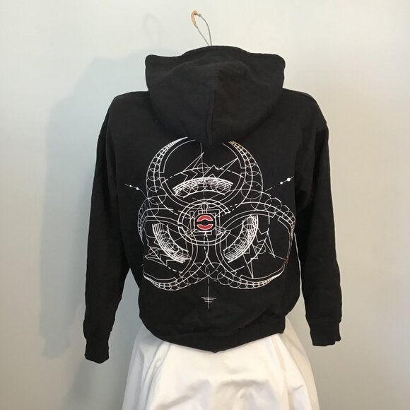 Clot X Fragment X Innersect Design Black Hoodie Sweatshirt Size M - Picture 3 of 10